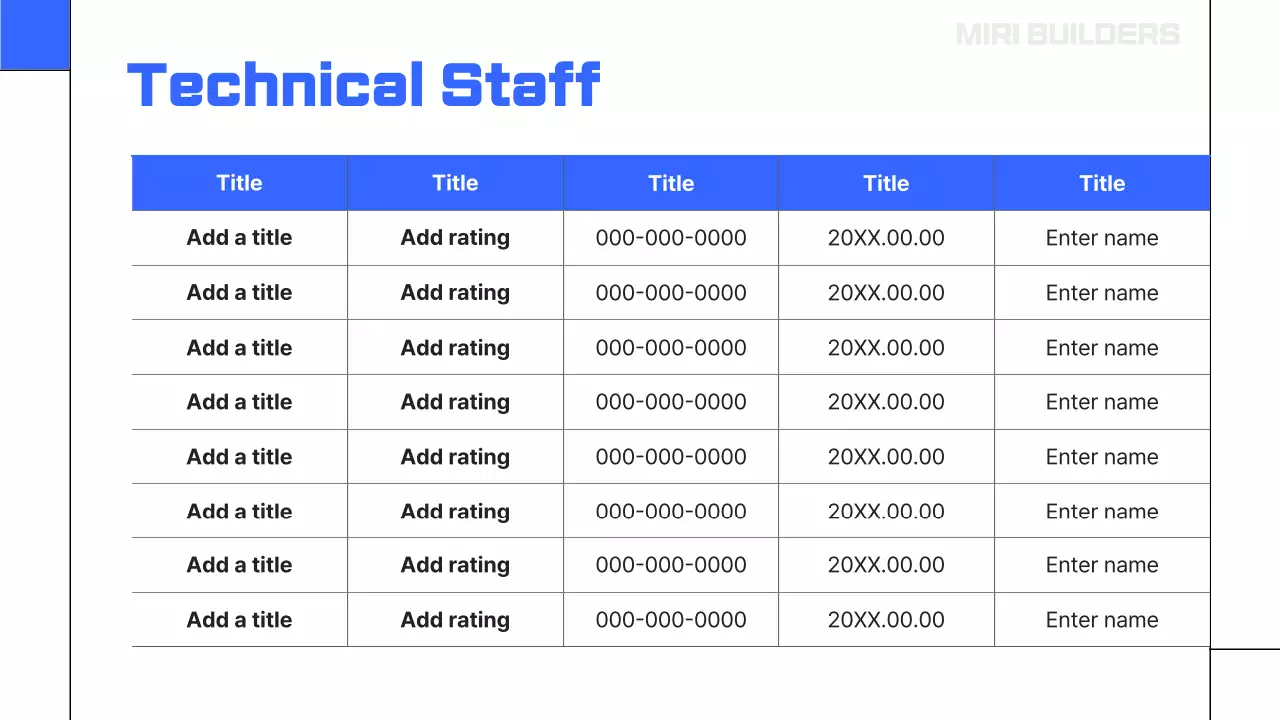 Blue Modern Construction Presentation