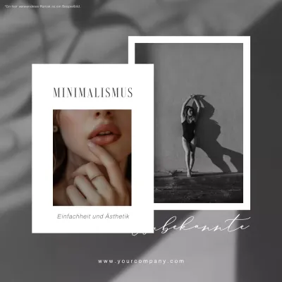 Grey and White Modern Fashion & Lifestyle Blog Promotion