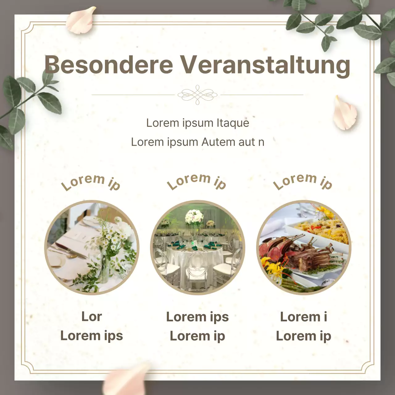 Gold Point's luxuriöser Hochzeitsort Anzeige