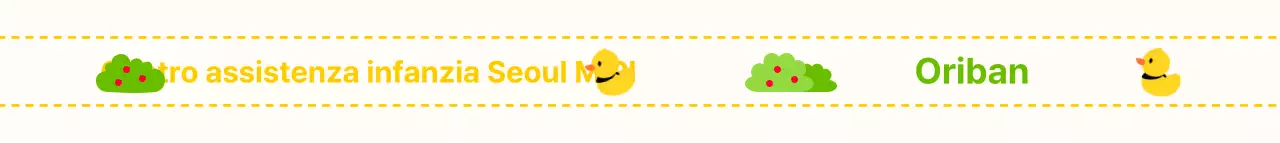 Disegnare un cinturino per i bambini con le icone di anatre ed erba