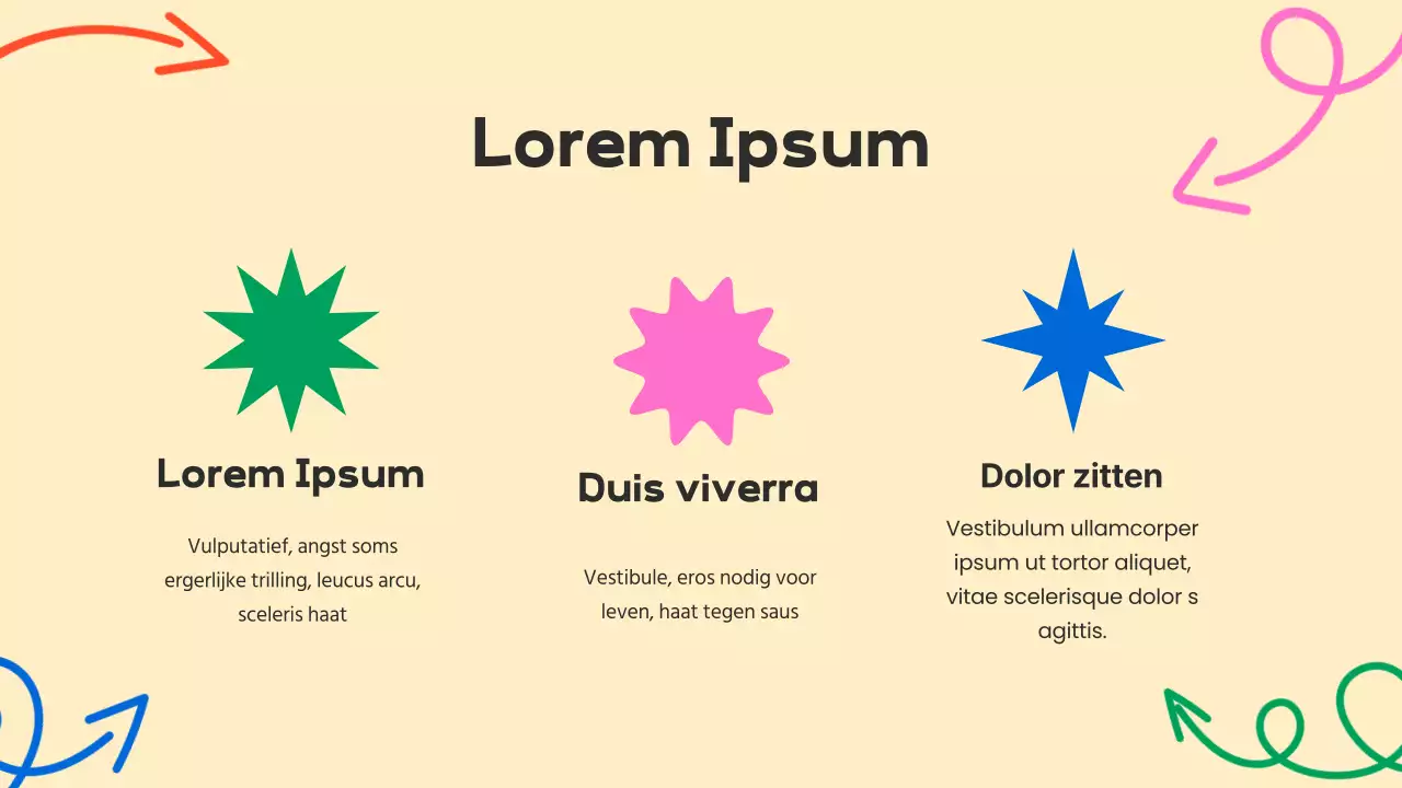 Verslag Beige Eenvoudige Basisvormen