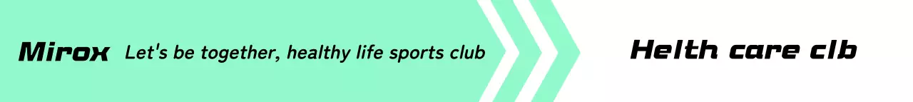 Konsep alat tulis klub kesehatan dalam warna mint dan hitam