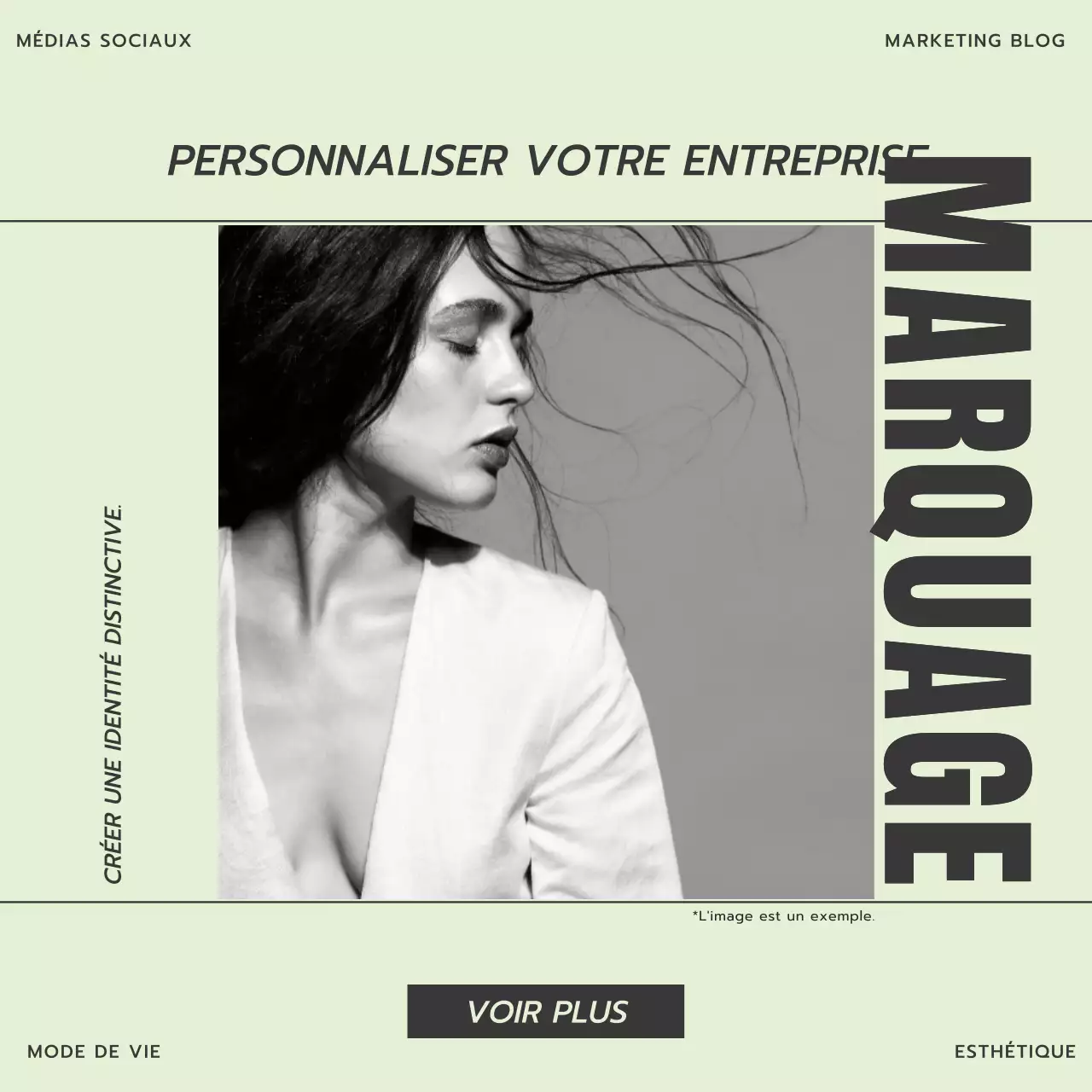 Lime and Grey Minimal Trend Branding & Marketing Business Blog Promotion