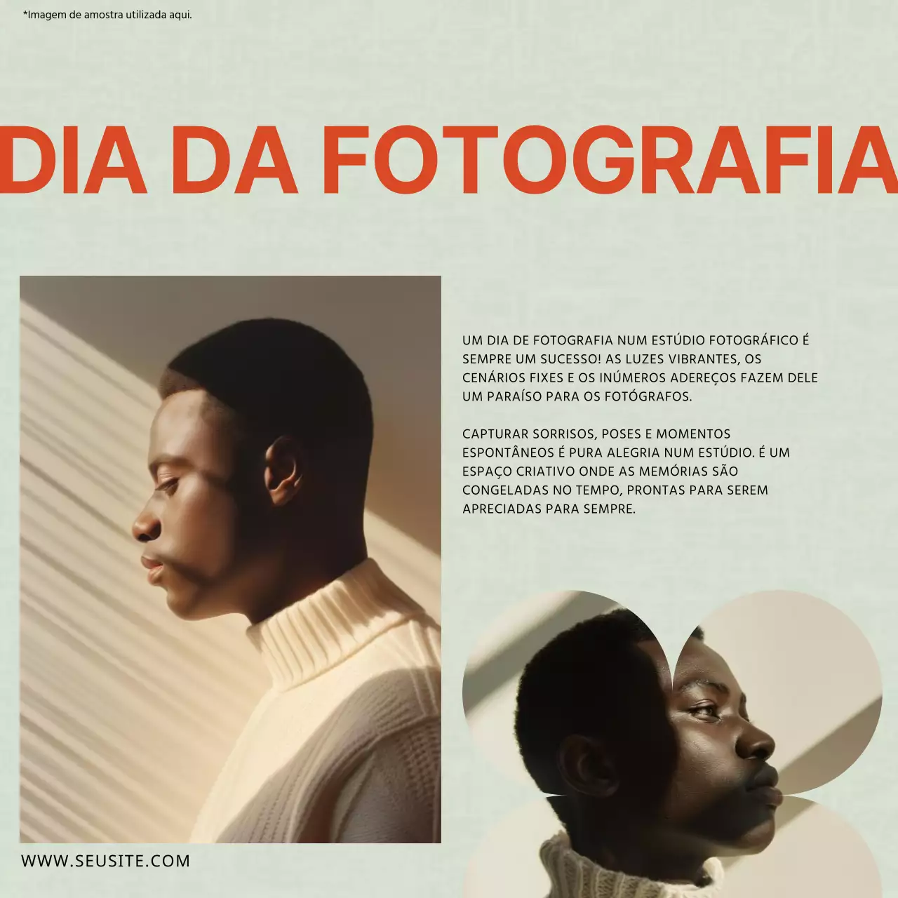 Vermelho Verde e Preto Tendência Moderna Luxo Photostudio Promoção