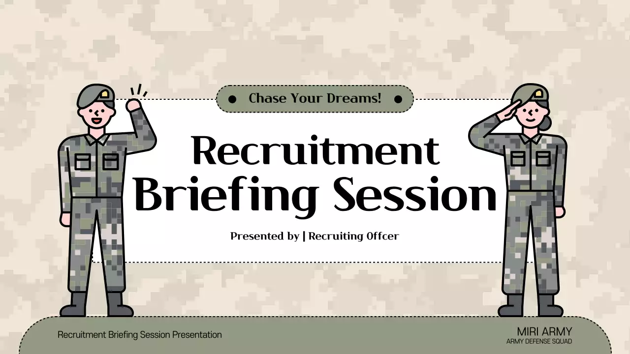 Beige Traditional Recruitment Guide Presentation