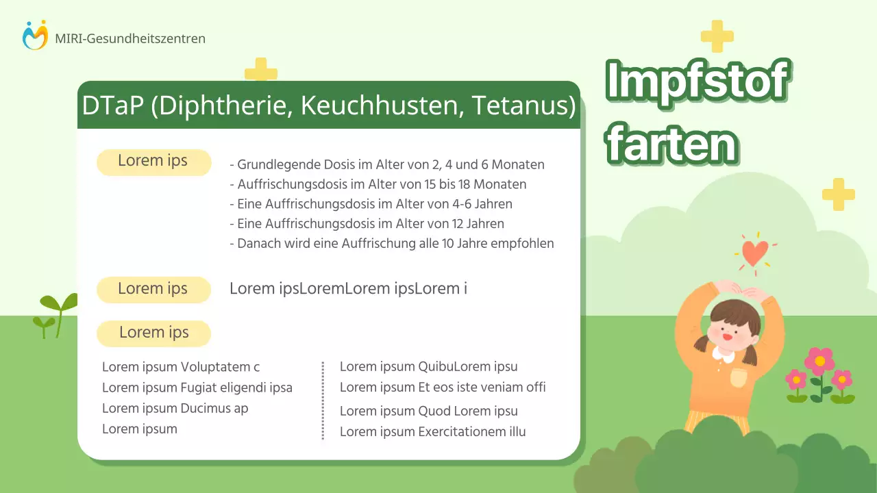 Ein Leitfaden für die Impfung von Kindern gegen Masern und Gelbfieber