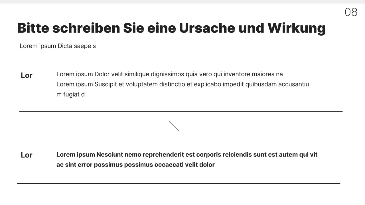 Einfacher druckbarer Bericht zur strategischen Planung in Weiß und Grau