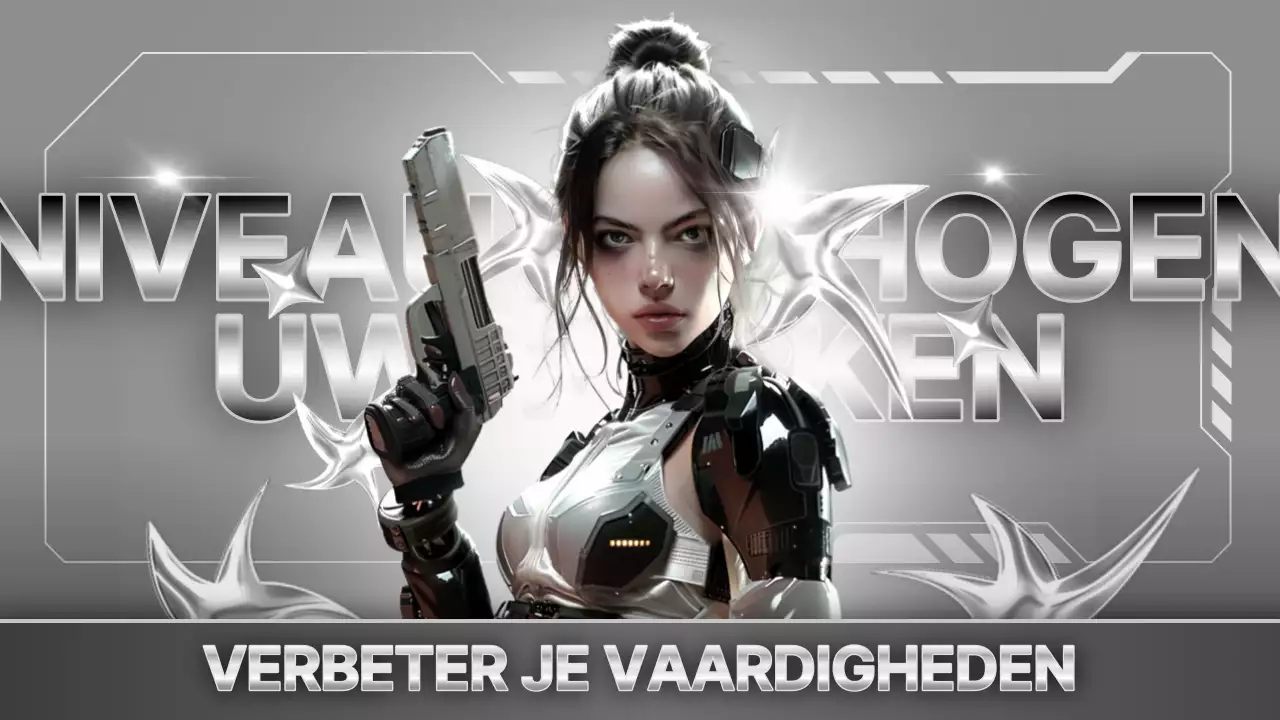 Zilveren en witte, op sci-fi geïnspireerde afdekking voor gamingkanalen