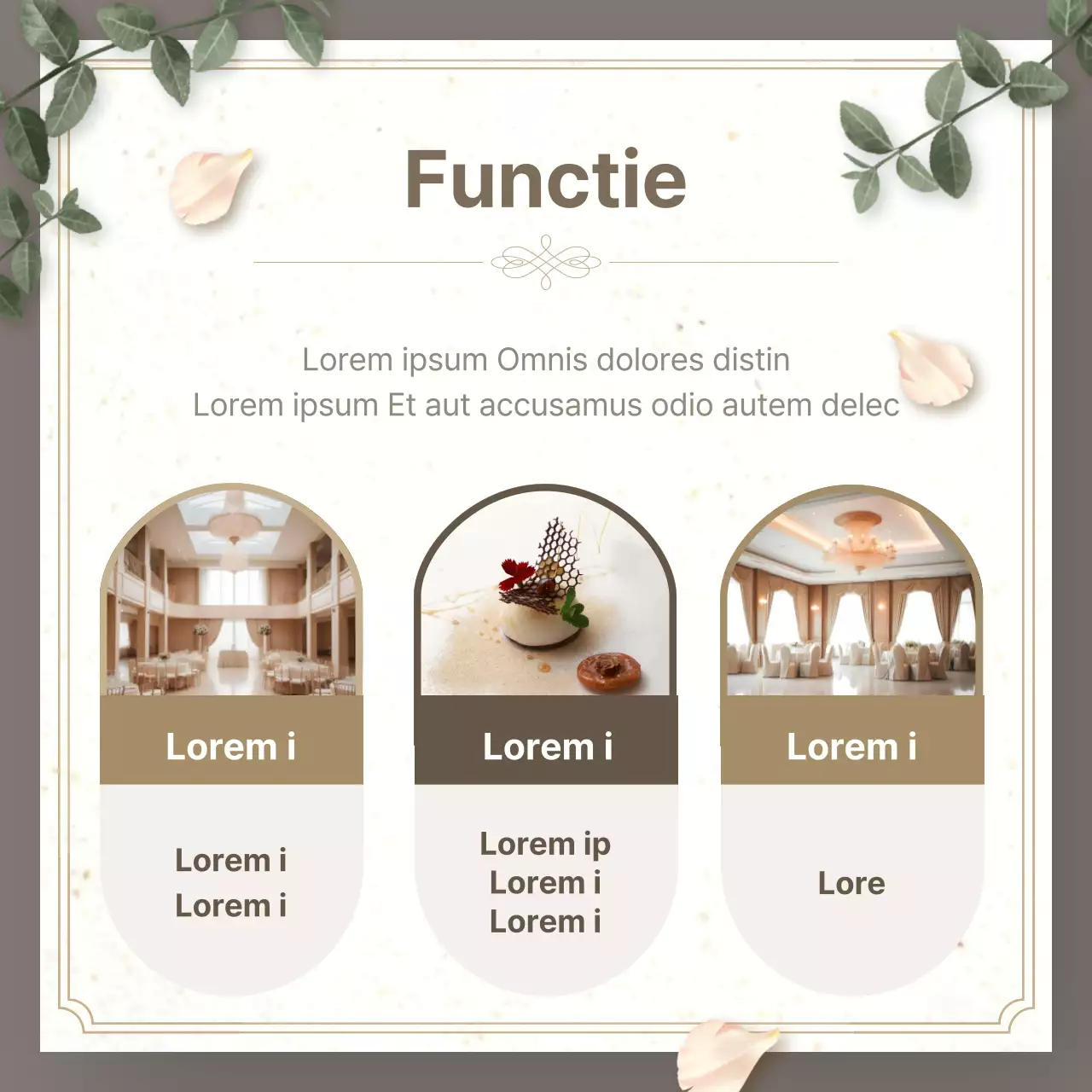 Gold Point's luxe trouwlocatie advertentie