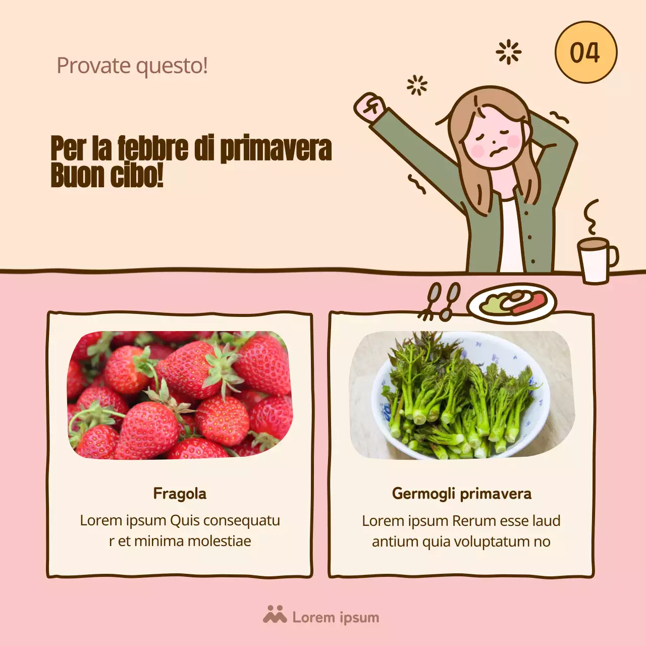 Sulla febbre della primavera in tutto il suo splendore giallo e rosa