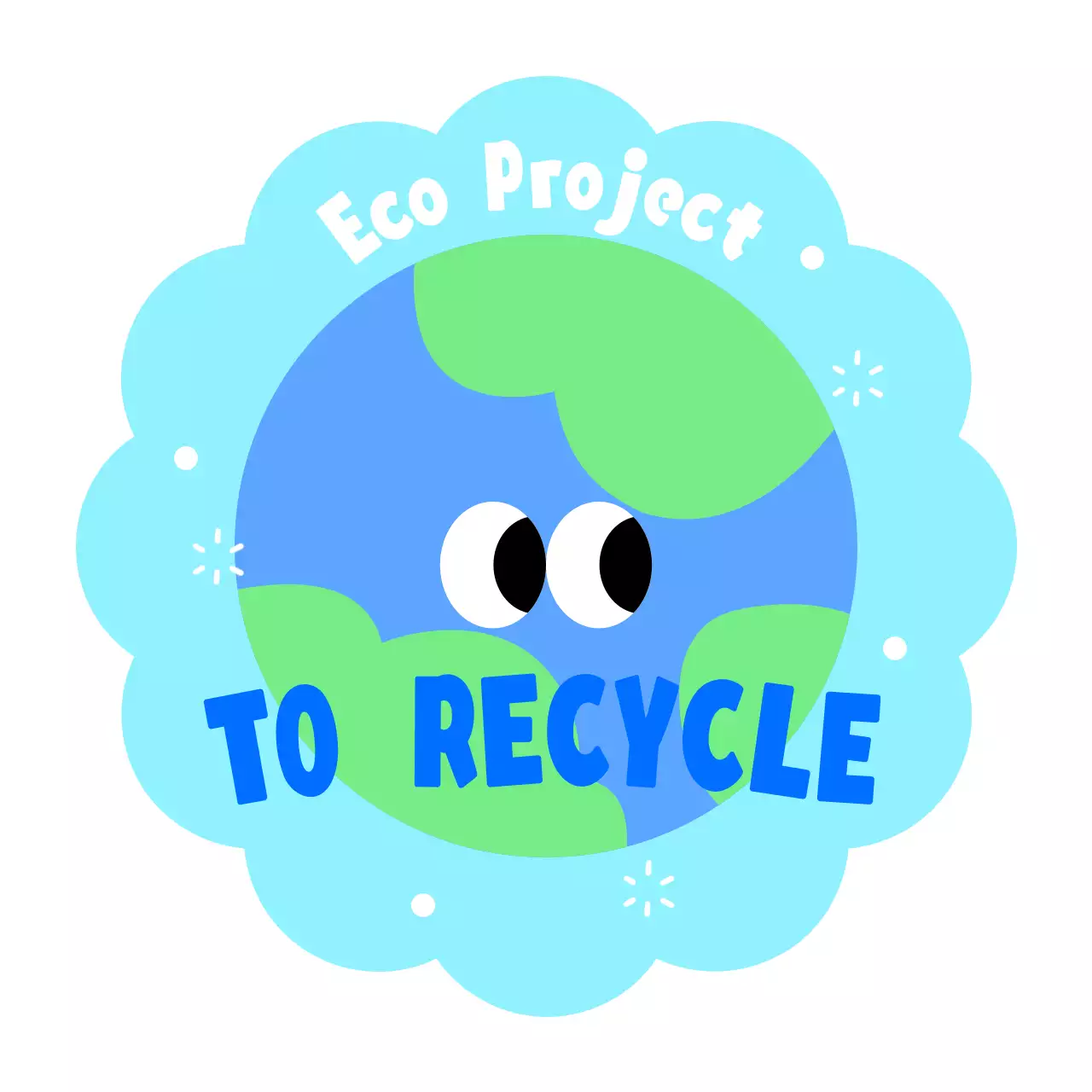 A campaign to save the environment in an eco-friendly series of illustrations