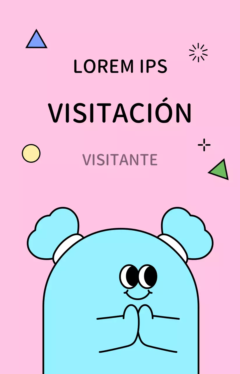 Concepto de tarjeta de visita al jardín de infancia con simpáticas ilustraciones