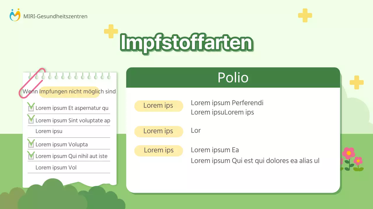 Ein Leitfaden für die Impfung von Kindern gegen Masern und Gelbfieber