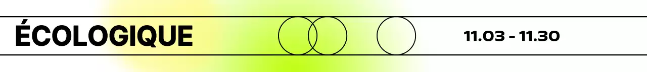 Exposition simple et colorée avec un arrière-plan dégradé et des formes circulaires