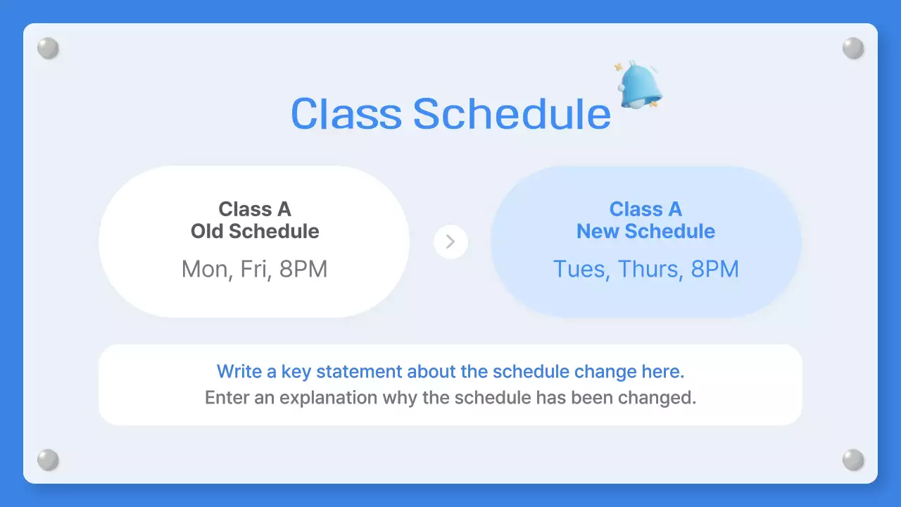 Blue Modern News Announcement Presentation