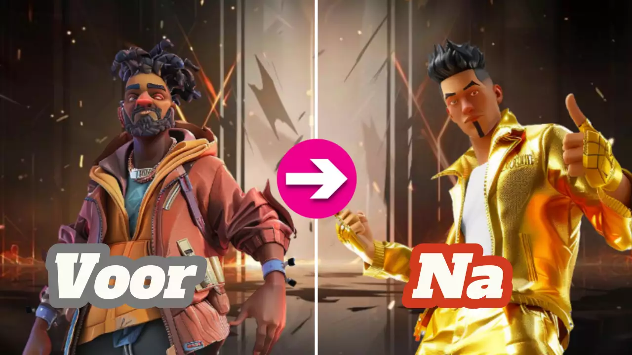 Bruin en Goud Klassiek Voor en Na Video Thumbnail Cover