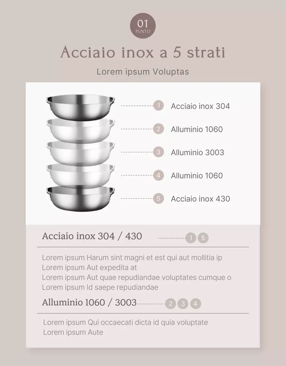 Un'introduzione ai vasi moderni in rosa e beige