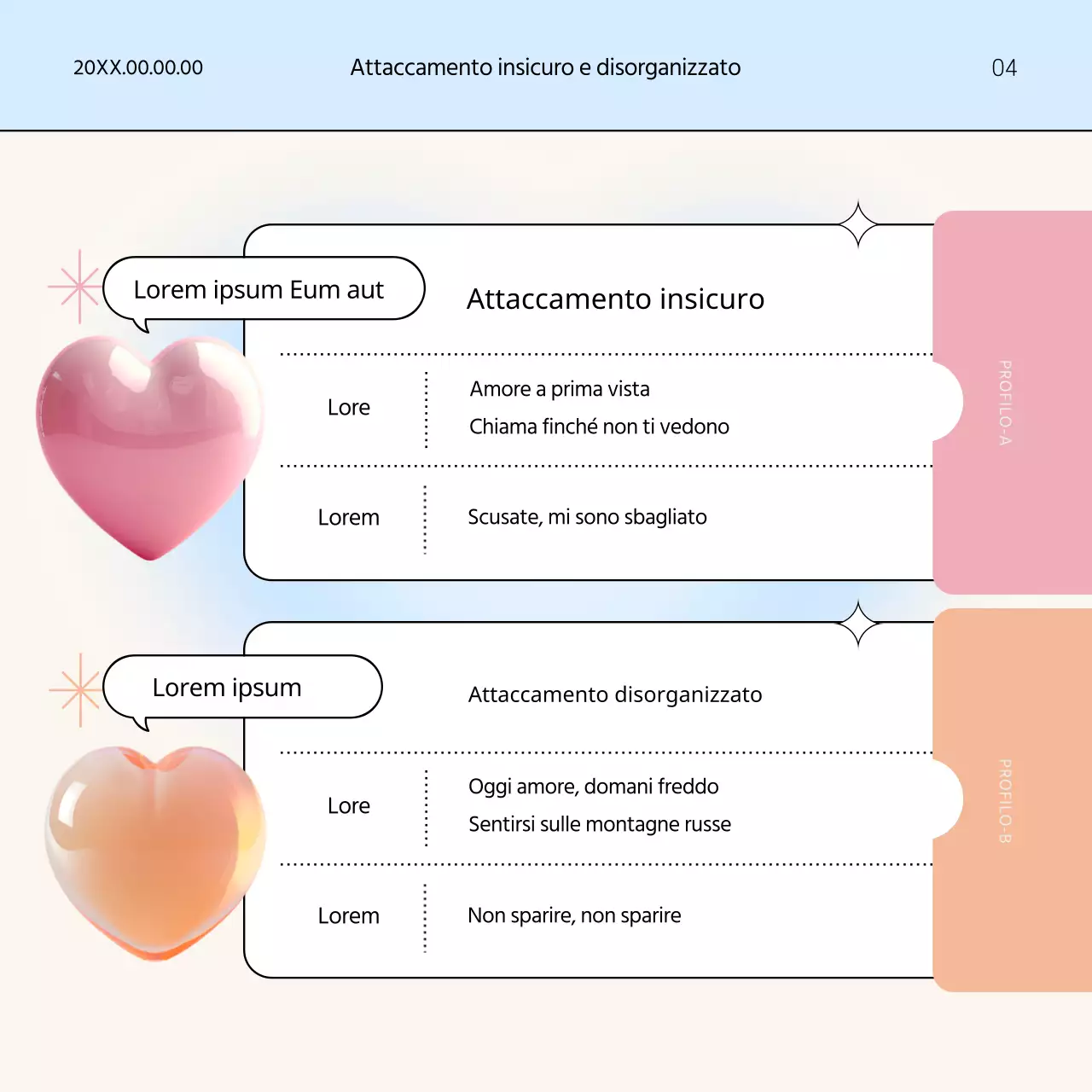 Posto di prova in stile allegato con tonalità di azzurro e avorio