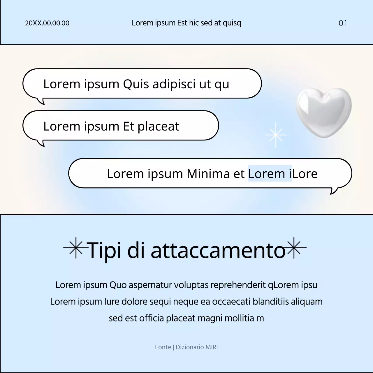 Posto di prova in stile allegato con tonalità di azzurro e avorio