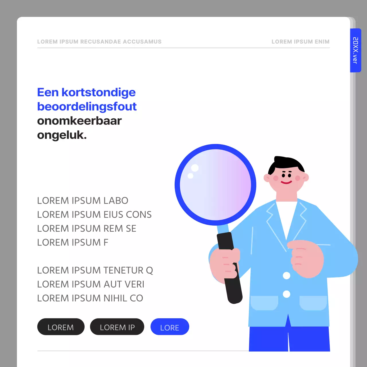 Een eenvoudige gids voor laboratoriumveiligheid in marineblauw en wit