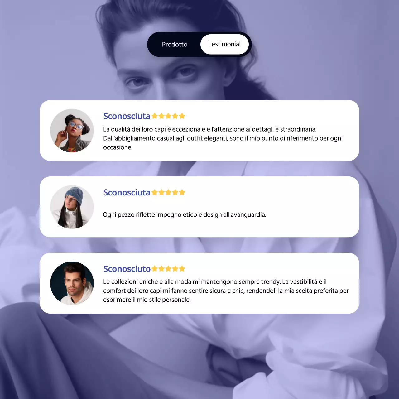 Porpora Blu Moderna Campagna di promozione della collezione di prodotti