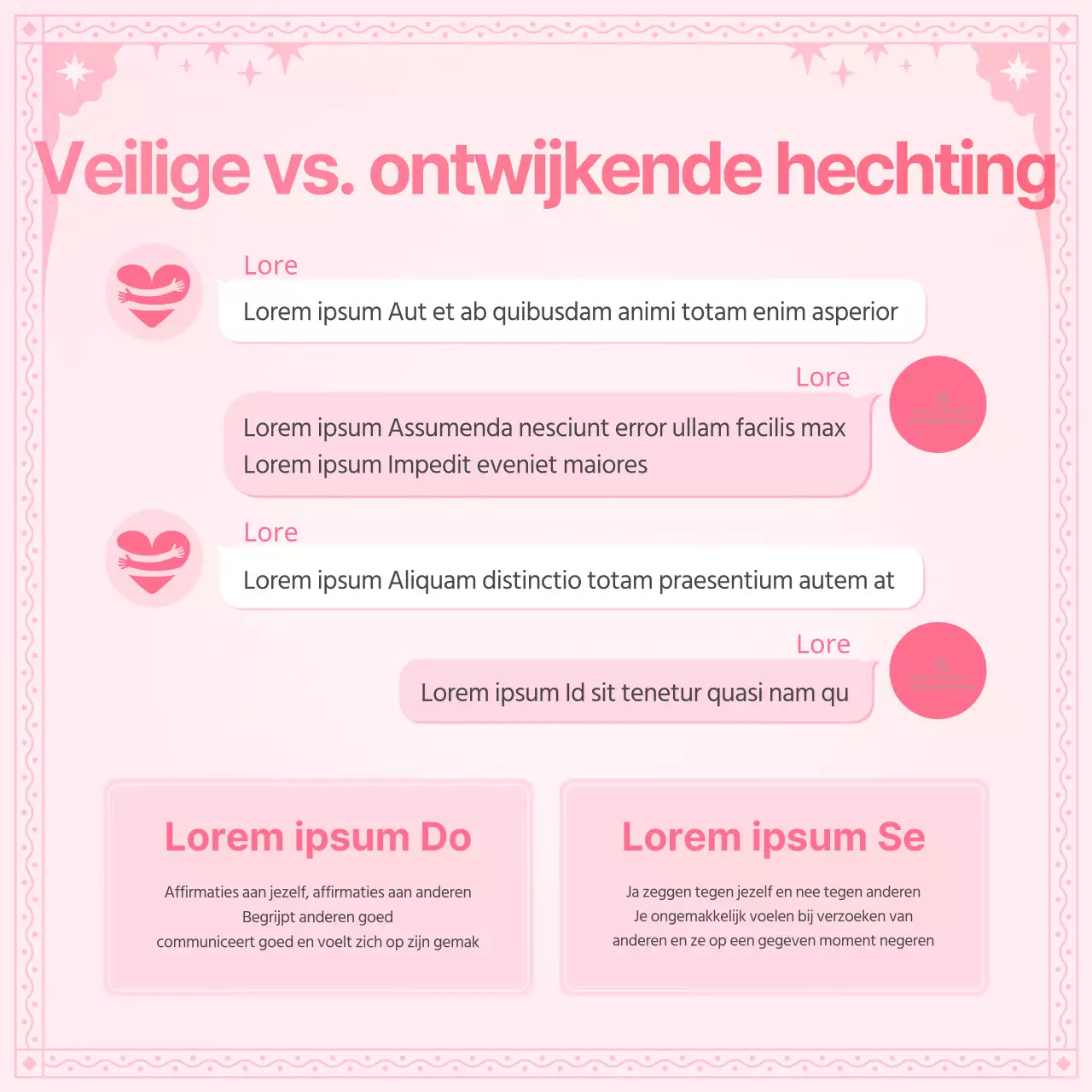 Over de romantische persoonlijkheid psychometrische test in roze en hot pink lofan