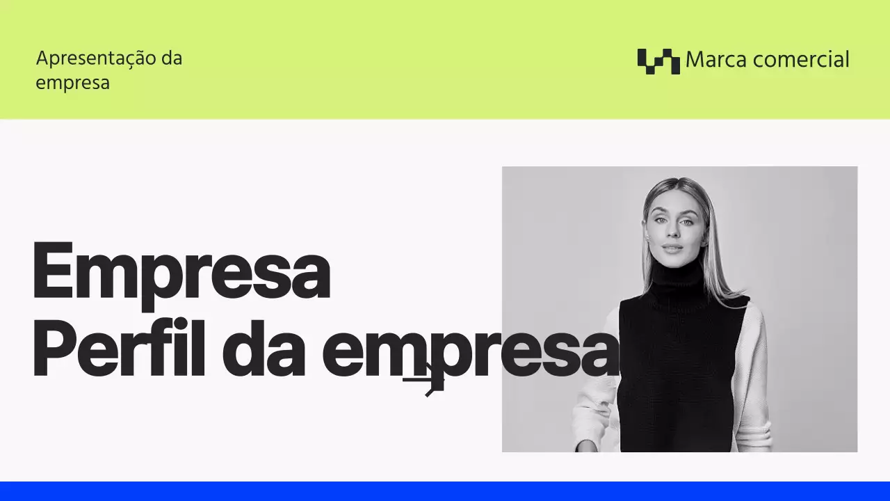 Perfil da empresa Grey and Blue Minimal