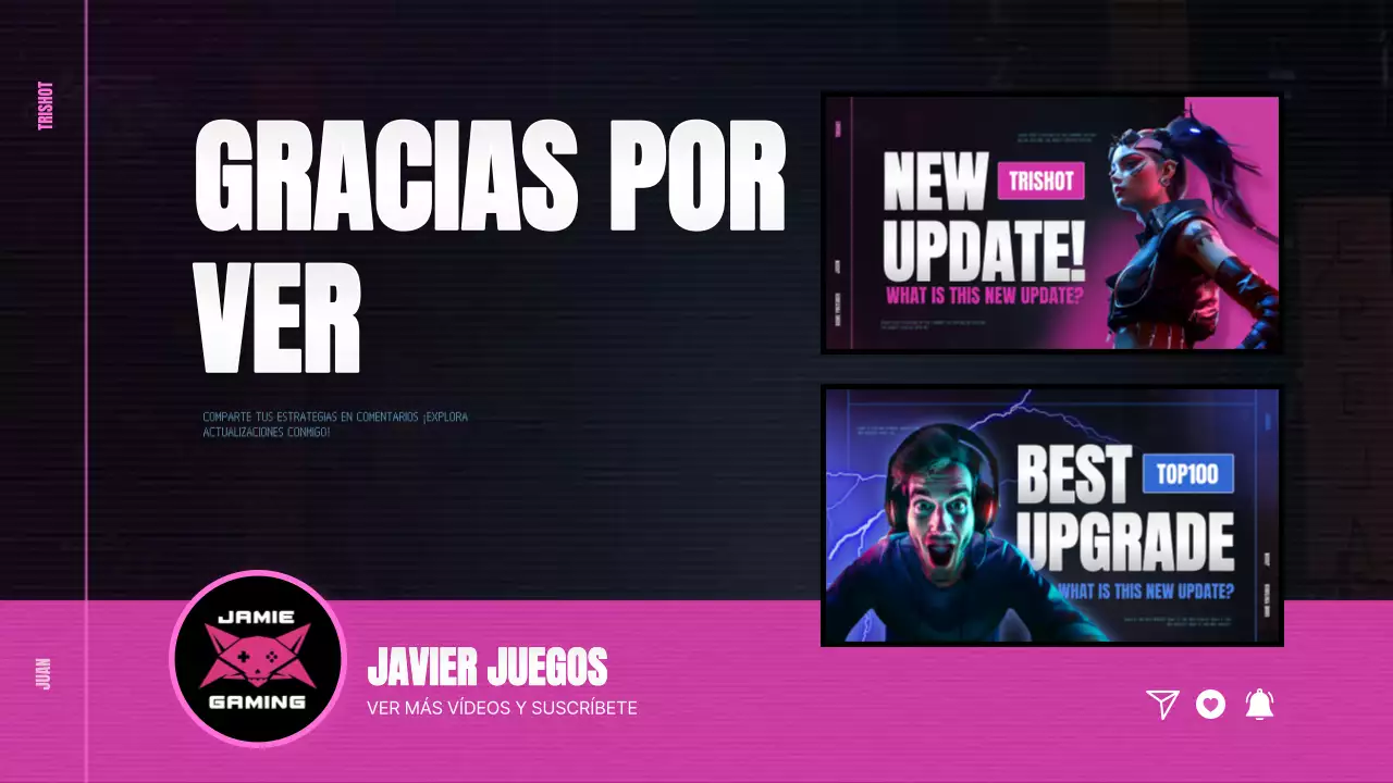 Promueva una actualización del juego inspirada en el ciberpunk en rosa y azul calientes