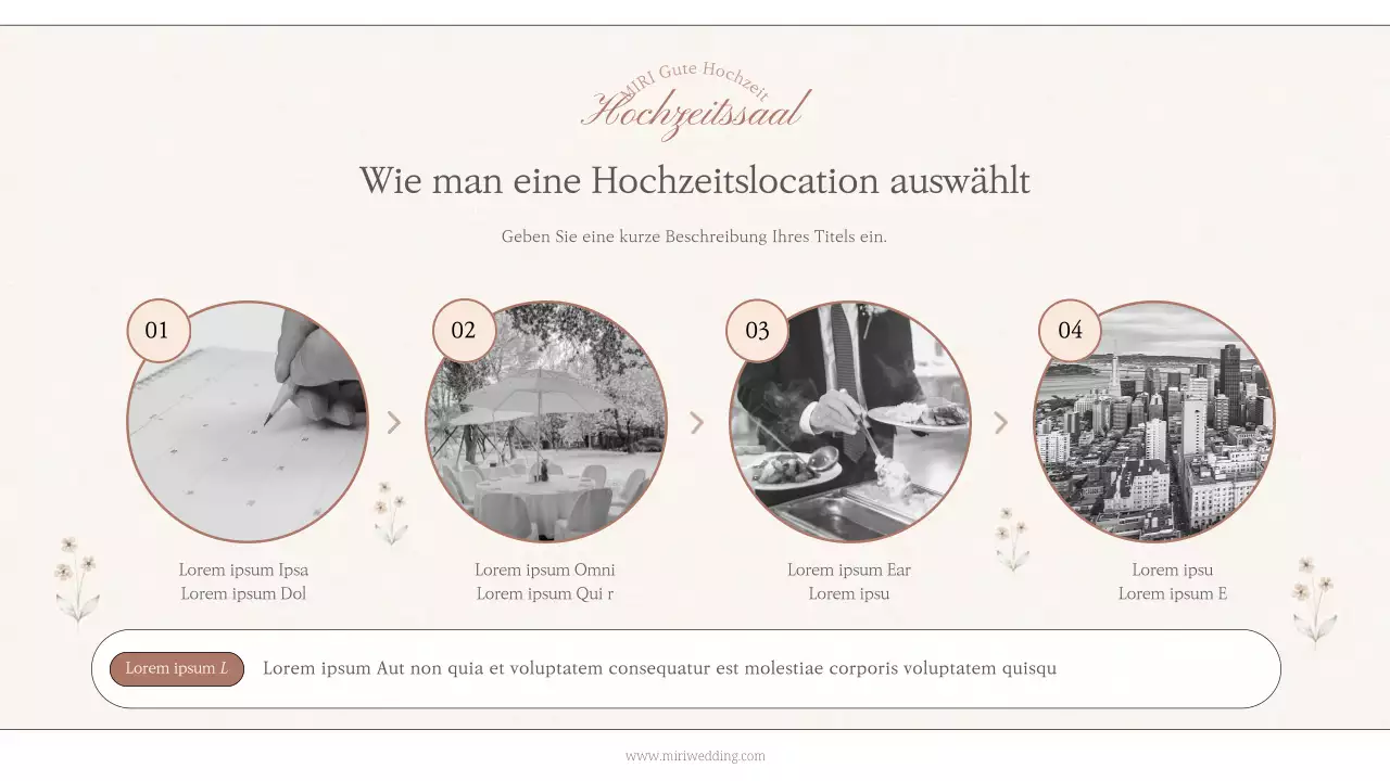 Ein minimalistischer Leitfaden für die Hochzeitsplanung in Gelb, Schwarz und Weiß