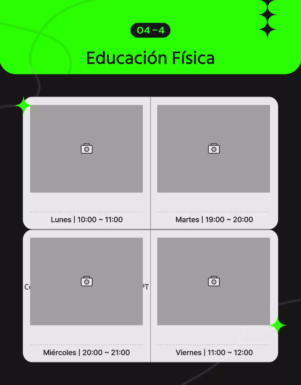 Promoción de un moderno centro de aprendizaje permanente en granate y negro