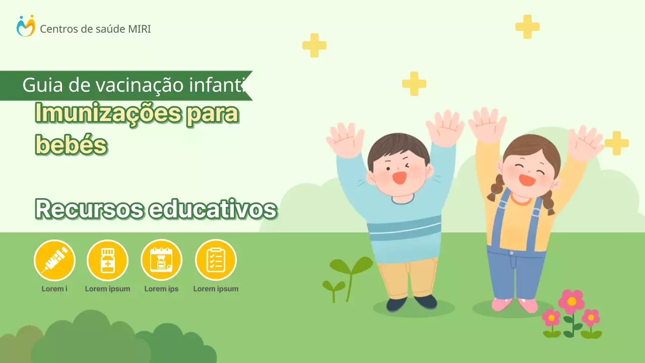 Guia para a vacinação de crianças contra o sarampo e a febre amarela
