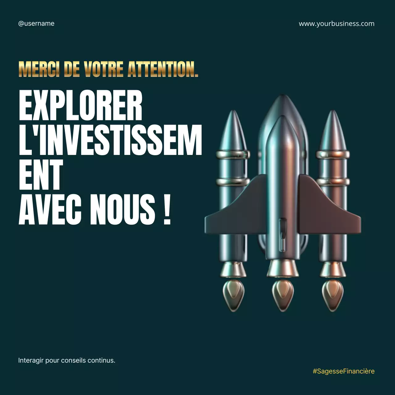 Black Gold Elegant Metalic Bold Investment Financial Strategy Instagram Carousel Post