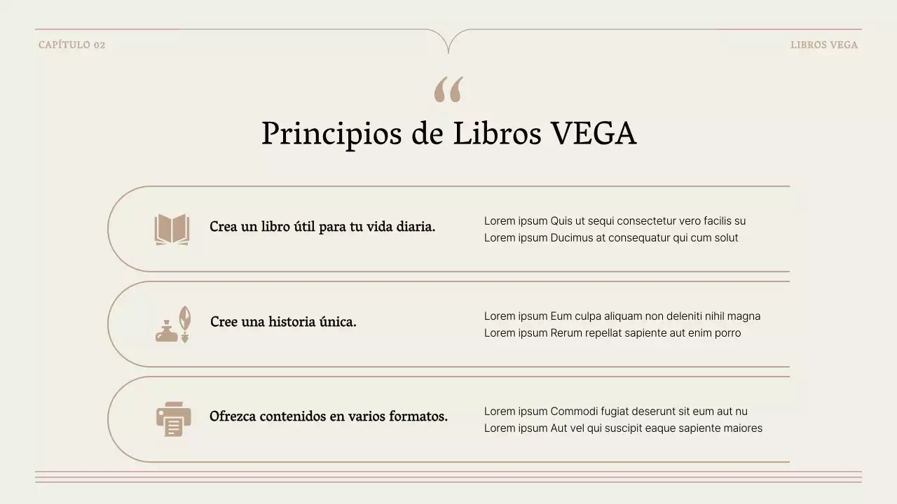 Una sencilla propuesta de libro en marrón y beige