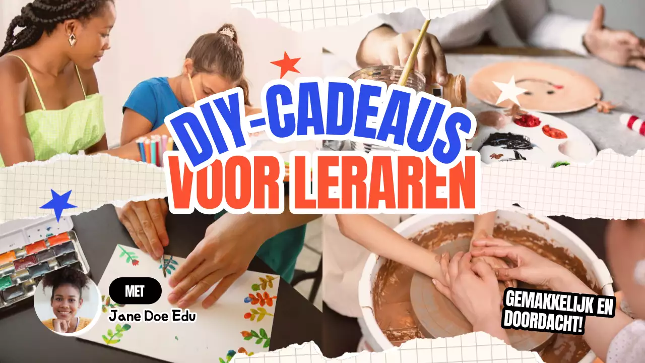 Promoot de Nationale Teacher Appreciation Week met de primaire kleuren blauw en oranje