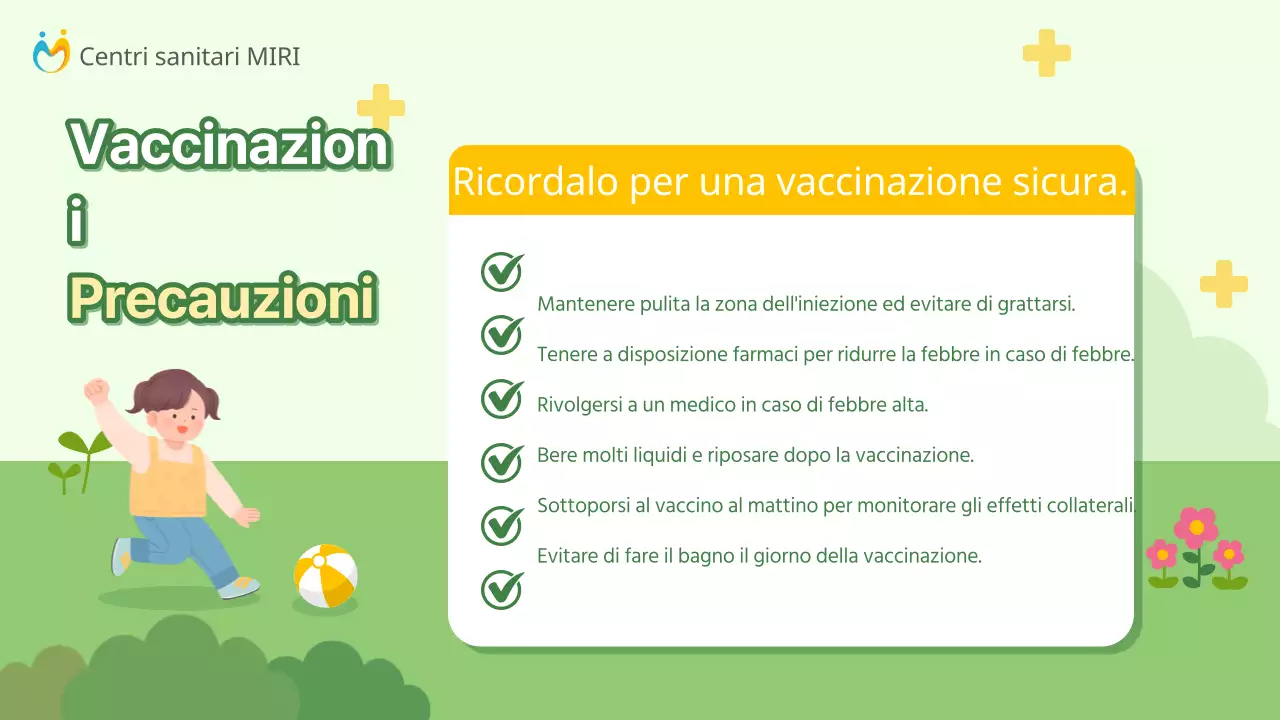 Una guida alla vaccinazione dei bambini contro il morbillo e il raffreddore