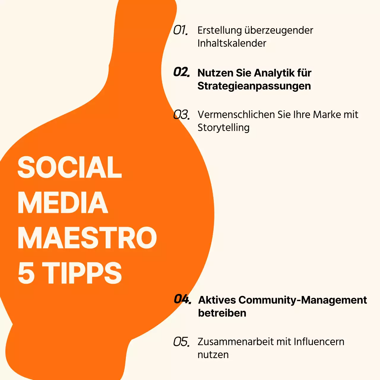 Orange Minimal Trend Starke Social Media Coach Instagram Sammlung Post