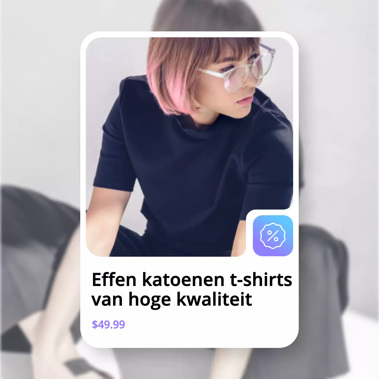 Paars Blauw Modern Product Promotie Collectie Campagne