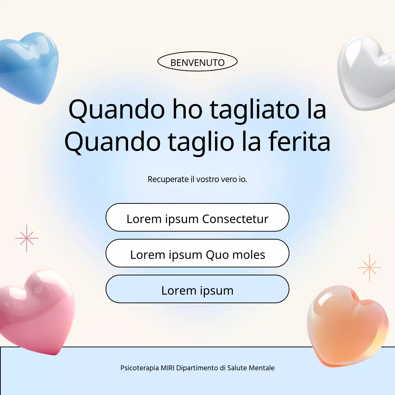 Posto di prova in stile allegato con tonalità di azzurro e avorio