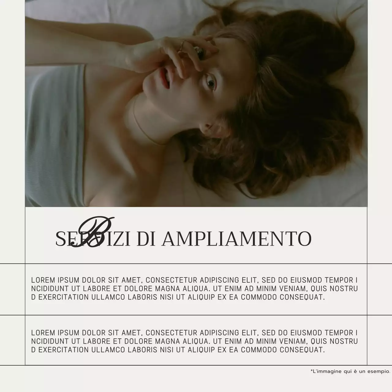 Beige Minimal Social Media & Branding Promozione aziendale