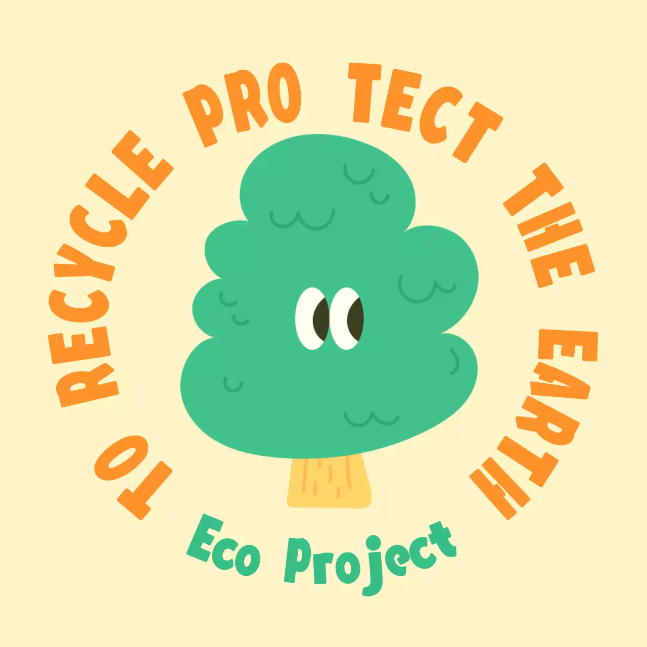 A campaign to save the environment in an eco-friendly series of illustrations