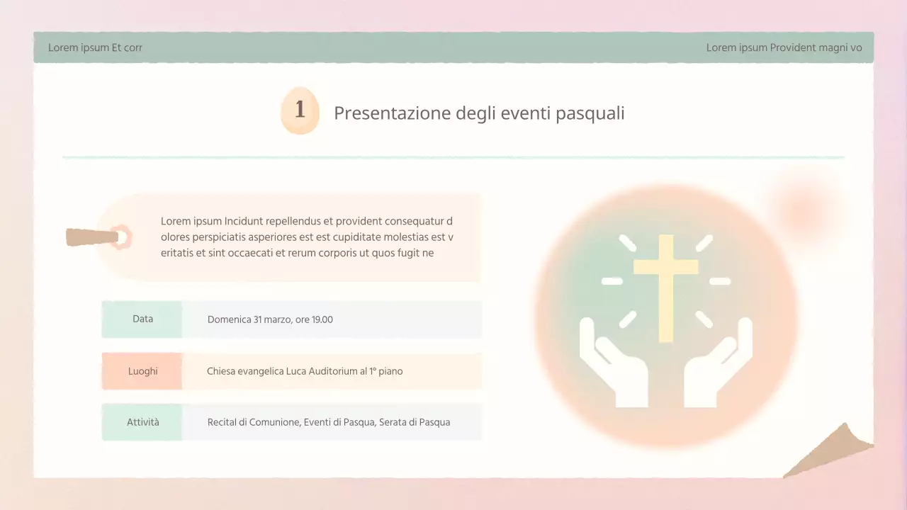 Un semplice planner per festeggiare la Pasqua in rosa e giallo