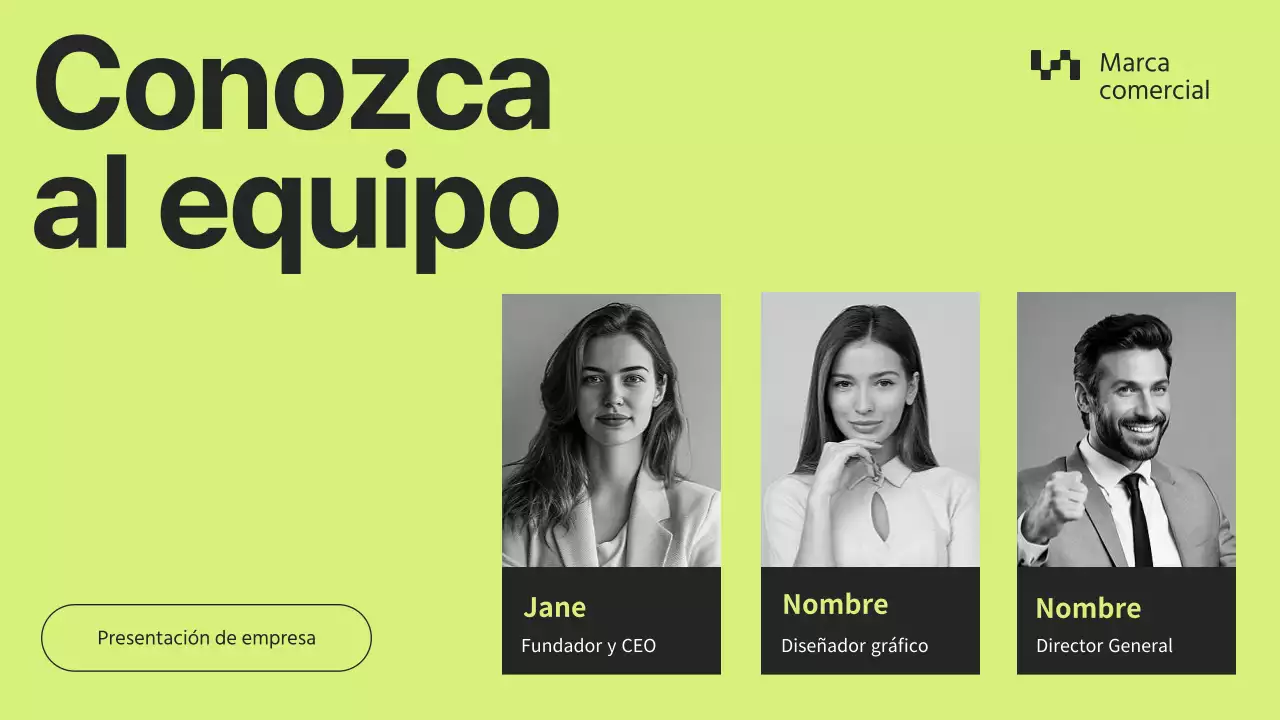 Perfil de la empresa Grey and Blue Minimal