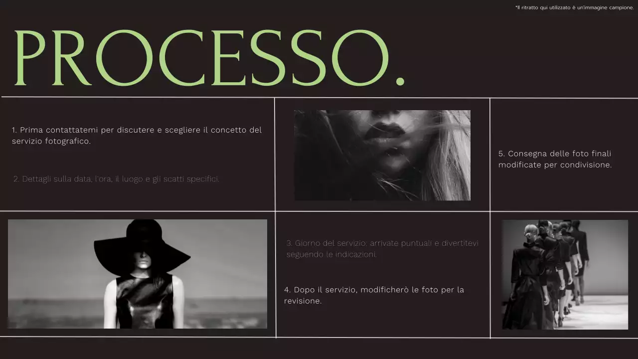 Bianco e nero, lime e moderno, elegante, tendenza geometrica Servizi fotografici Introduzione dell'azienda