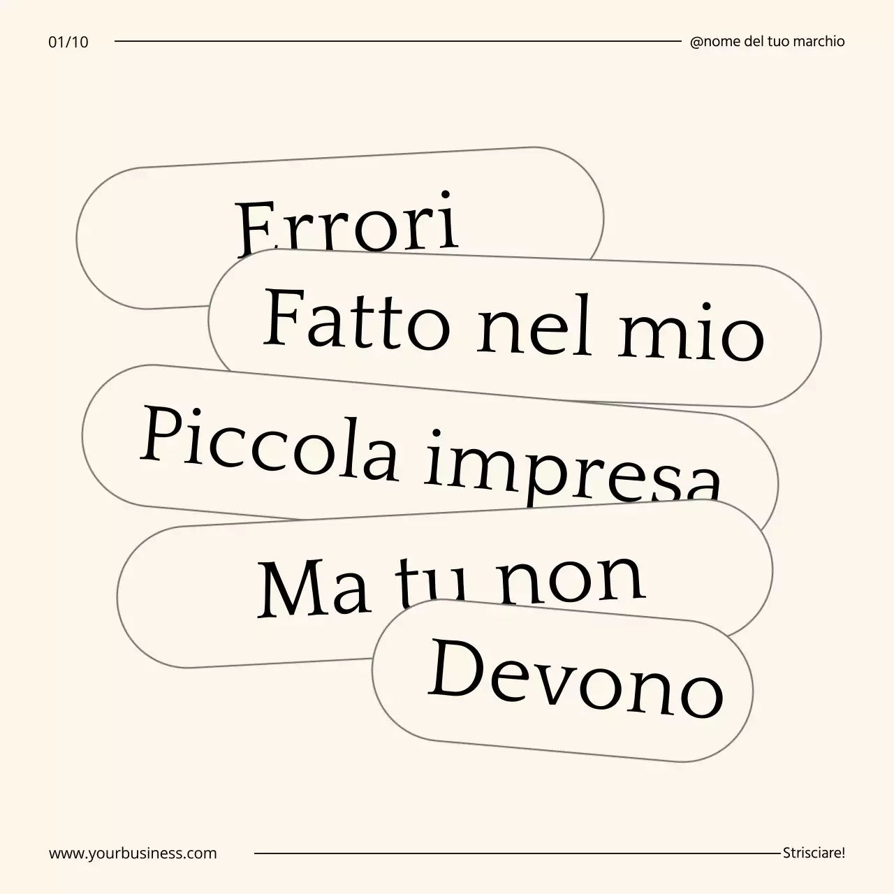 Guida all'autocrescita aziendale minimalista in beige e nero