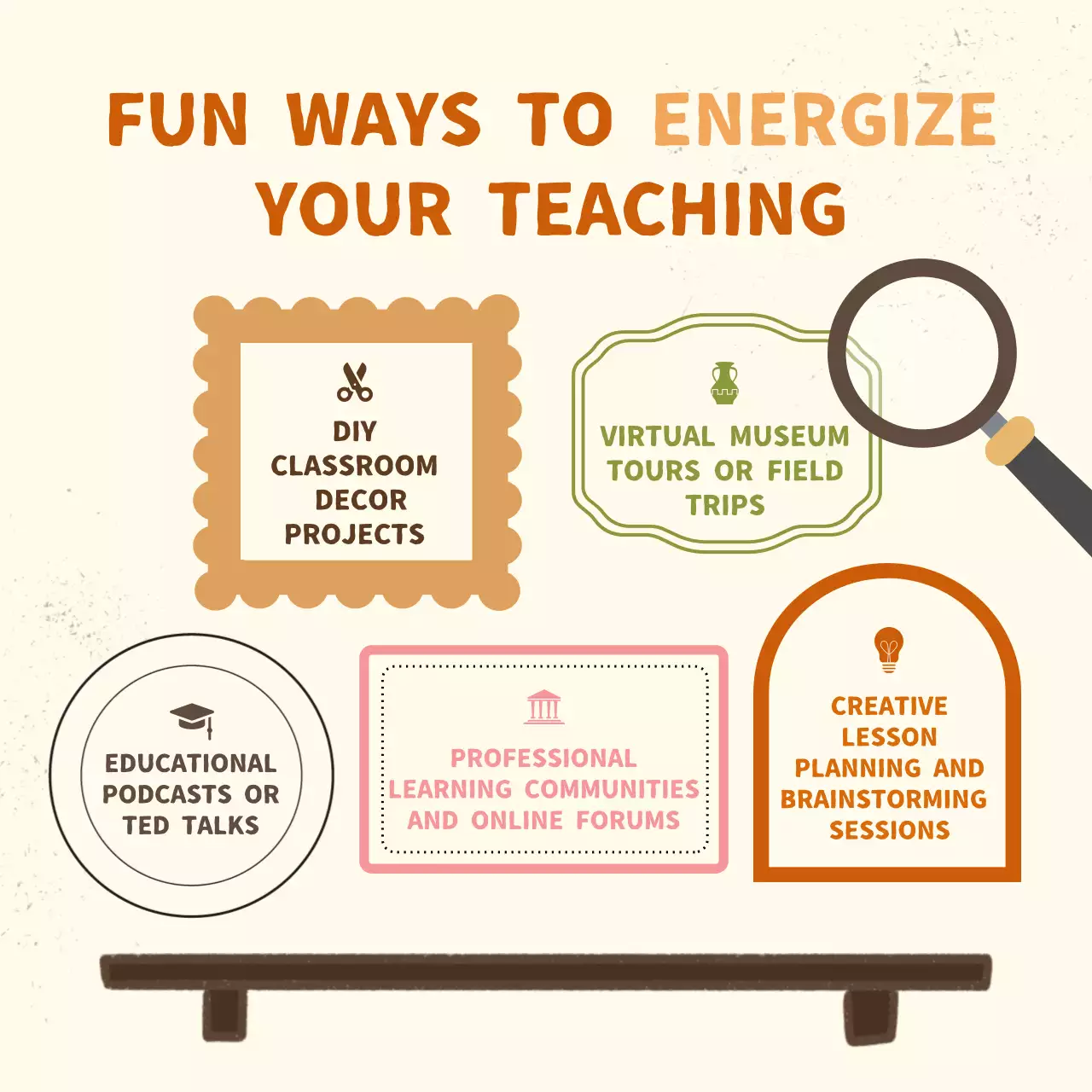 Beige Minimal Teacher Guide Social Media Post
