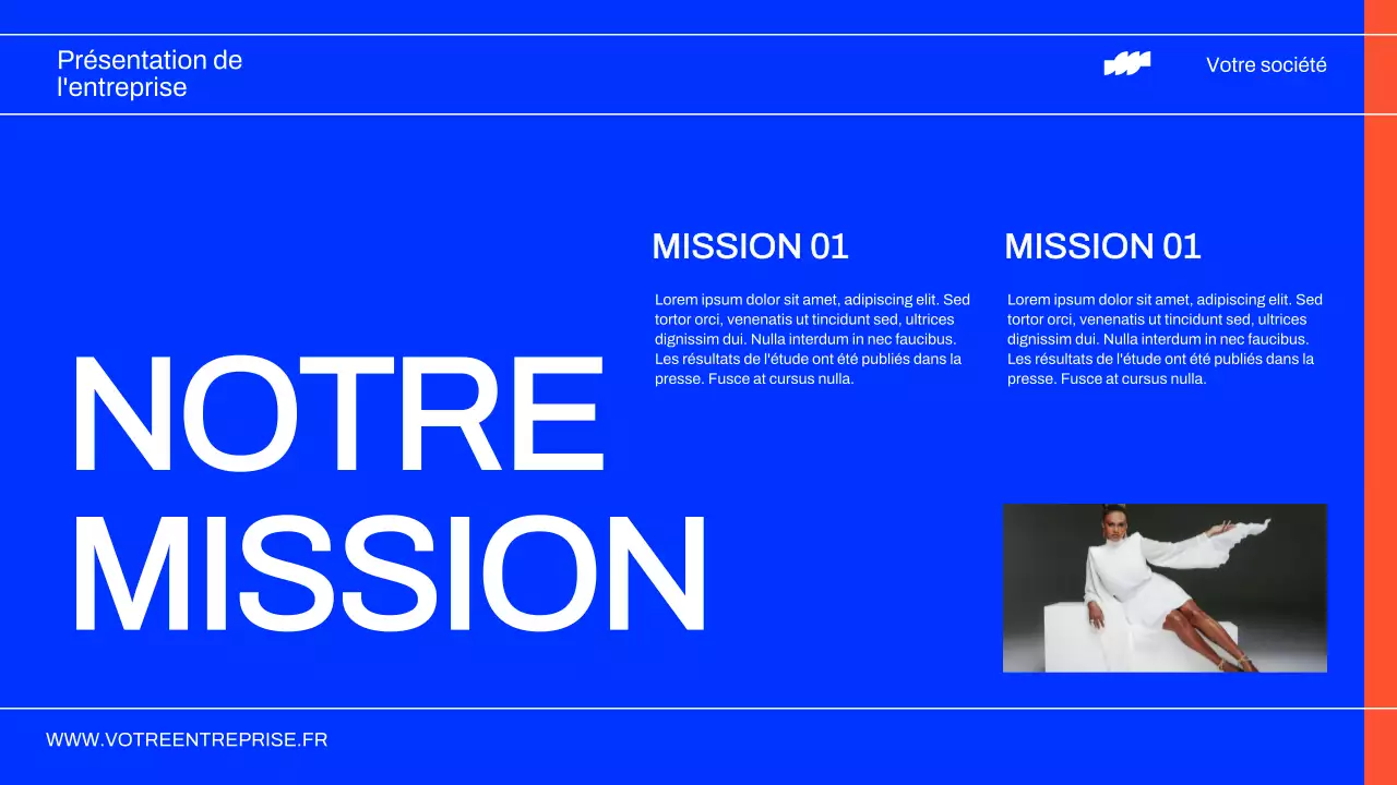 Rapport sur le profil des entreprises modernes néon et noires