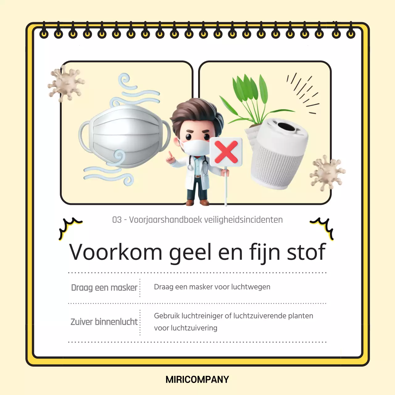 Roze en lichtblauwe veiligheidstips voor de lente om je dit seizoen veilig te houden