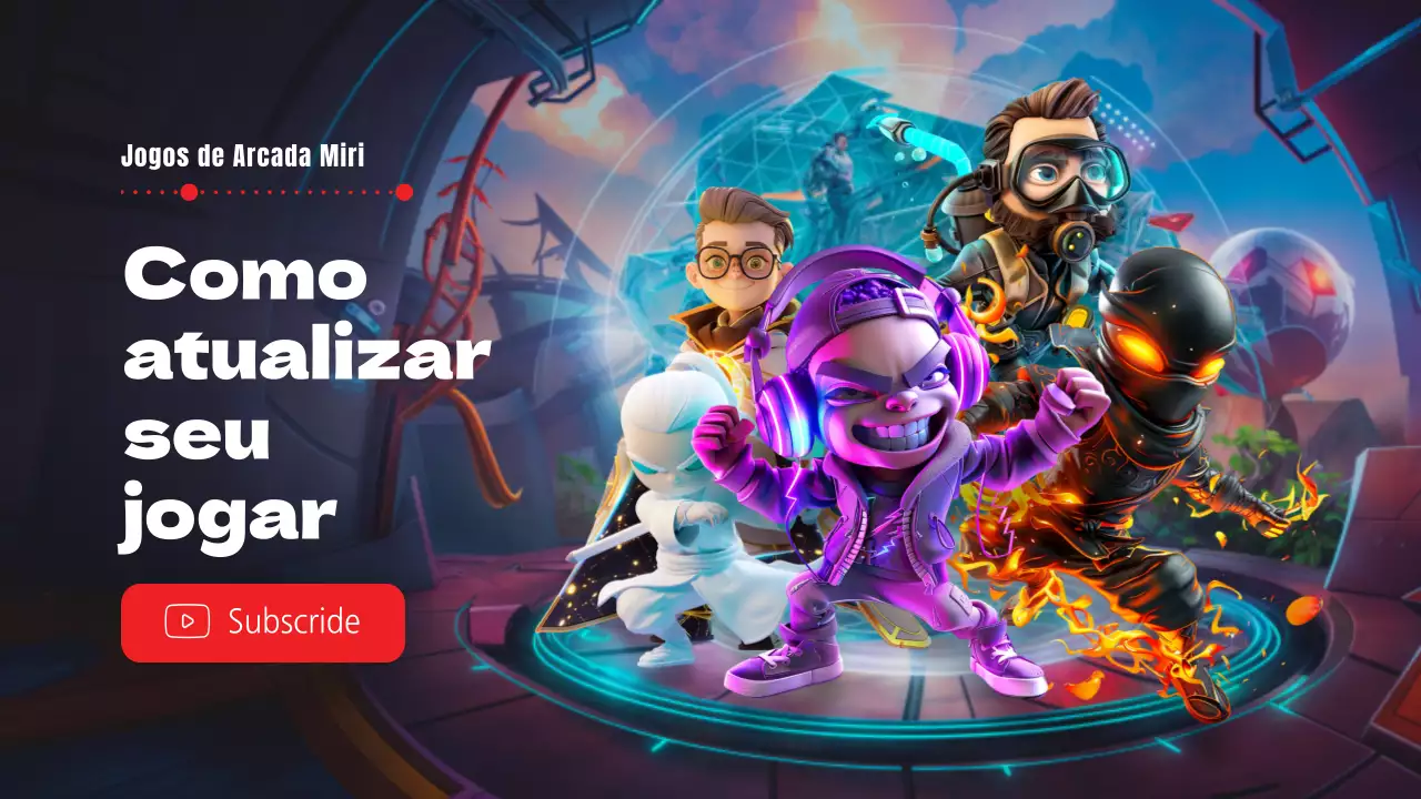 Capa de vídeo da estratégia de jogo moderna Red and Blue