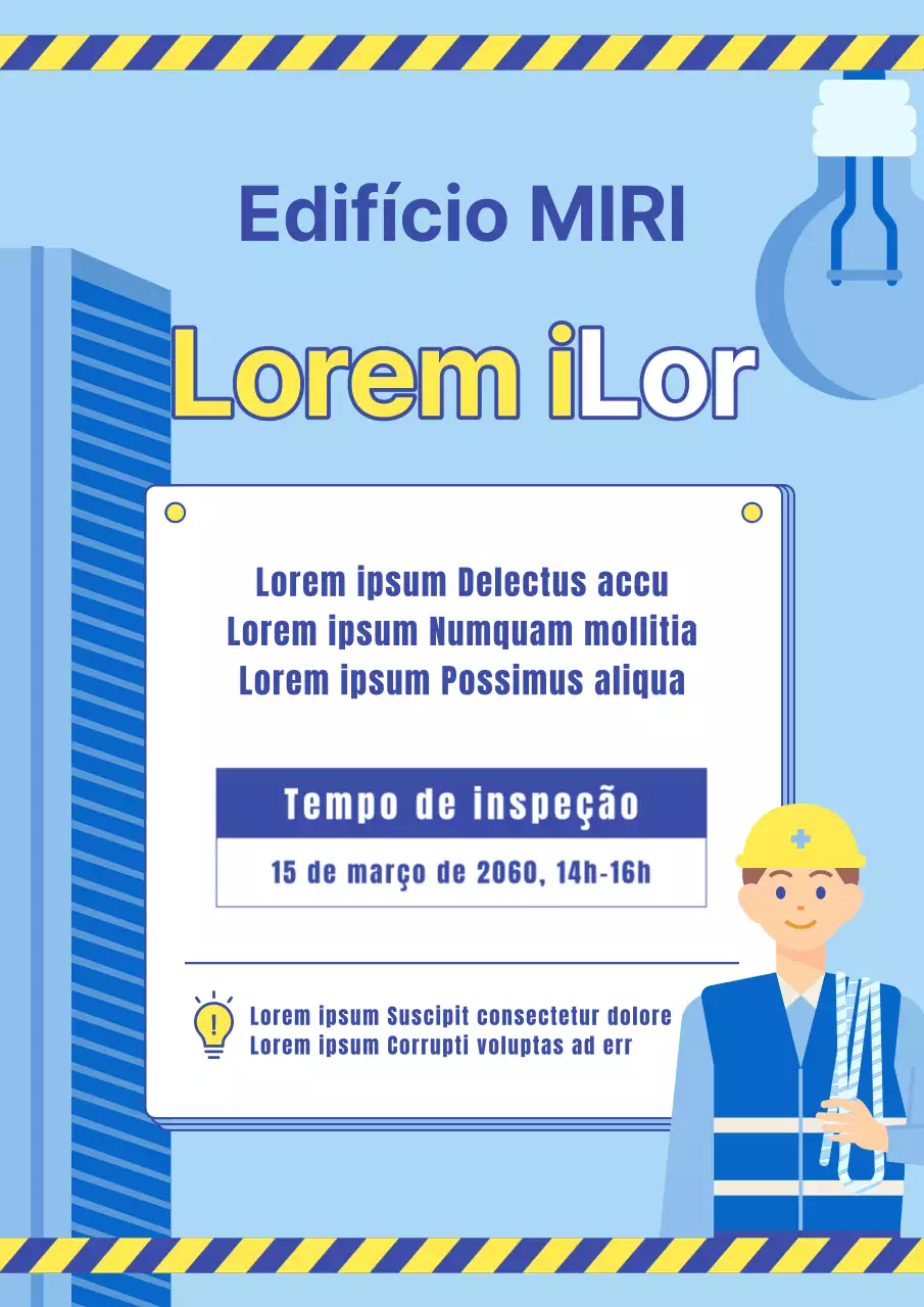 Um guia simples azul e amarelo para verificações de segurança eléctrica
