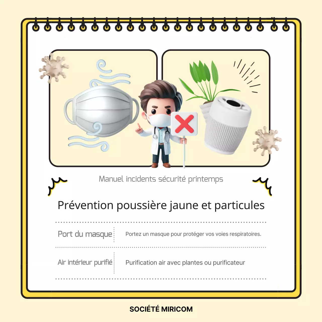 Conseils de sécurité pour le printemps en rose et bleu clair pour vous protéger cette saison